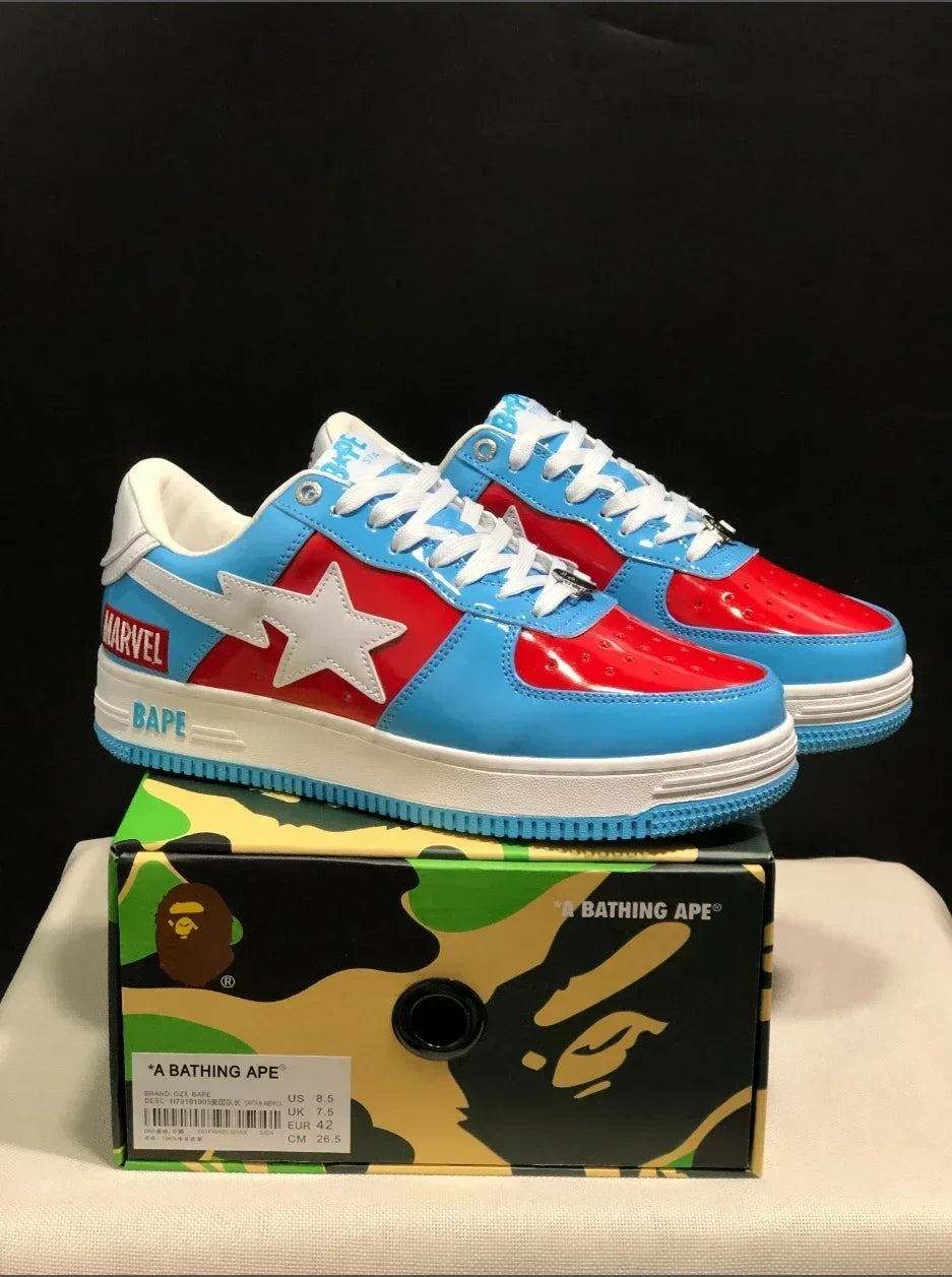 BAPE Men and Women Vibe BapeGoose Sports Sneakers