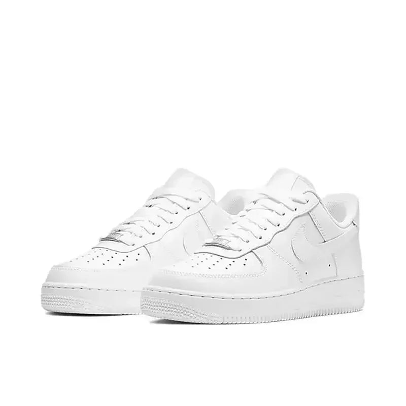 Nike Air Force 1 Skateboarding Shoes for Men and Women Classics AF1 Shoes Tripe Black White Casual Board Sneakers