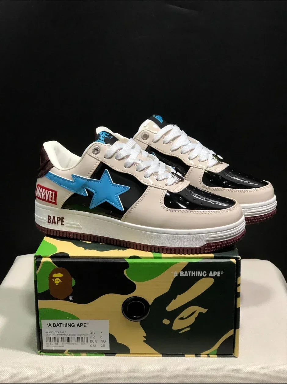 BAPE Men and Women Vibe BapeGoose Sports Sneakers