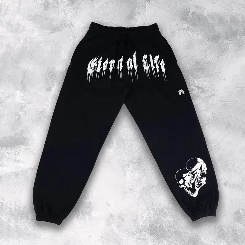 2024 New Spring Men's Sweatpants Europe and The United States Long Sports Leisure Fitness Training Pants Gym Man Pants