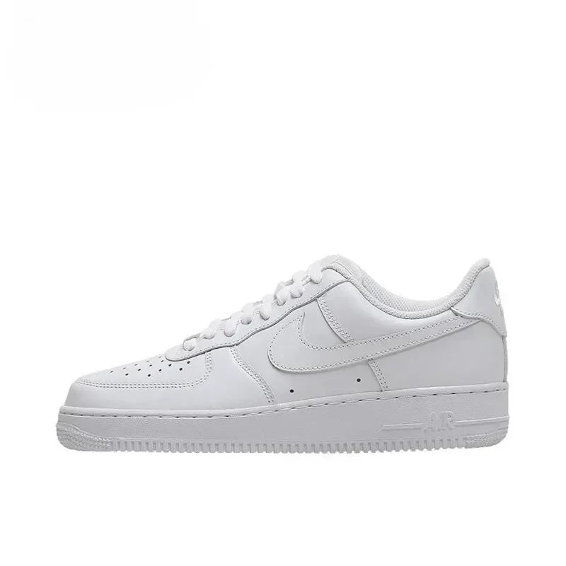 Nike Air Force 1 Skateboarding Shoes for Men and Women Classics AF1 Shoes Tripe Black White Casual Board Sneakers