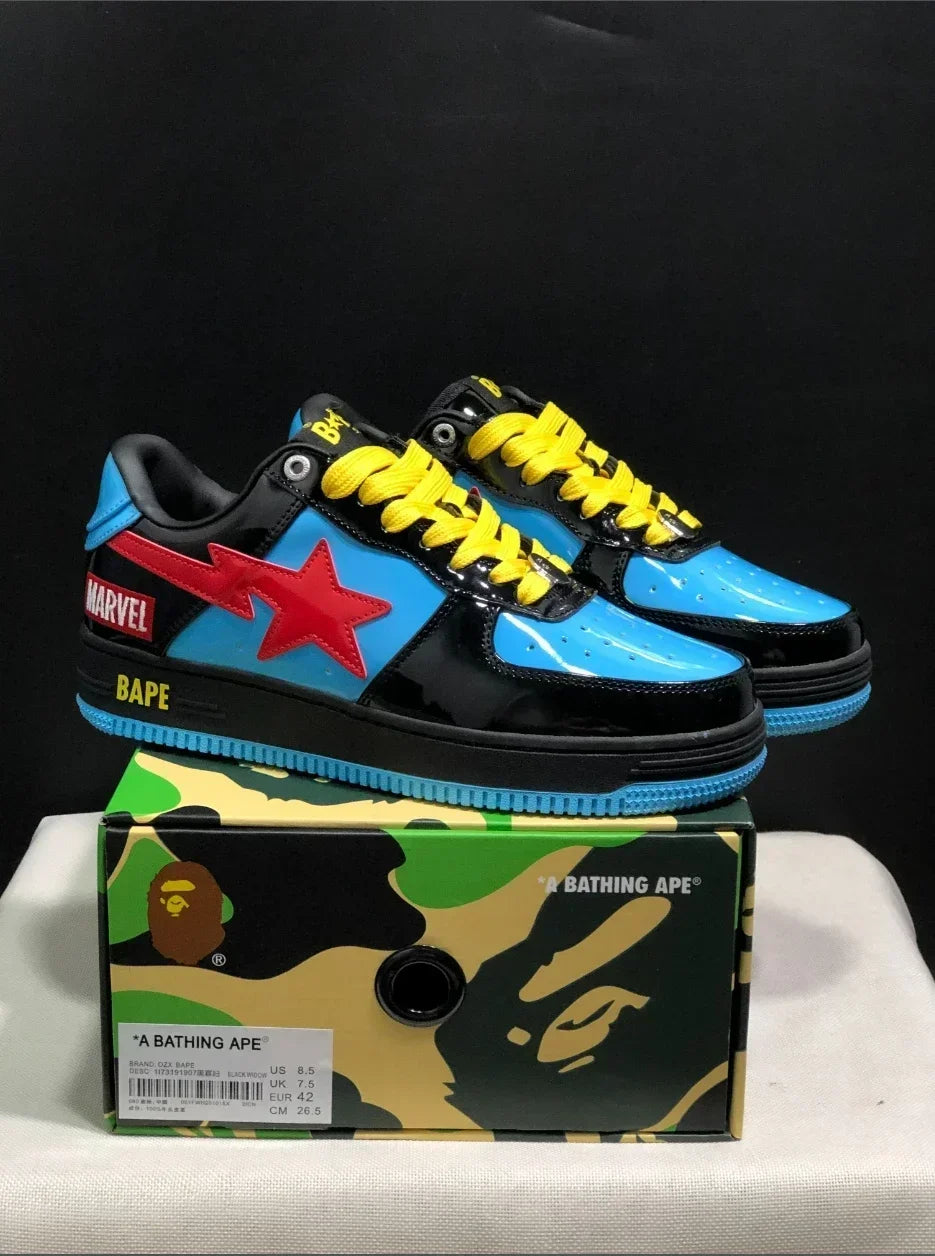 BAPE Men and Women Vibe BapeGoose Sports Sneakers