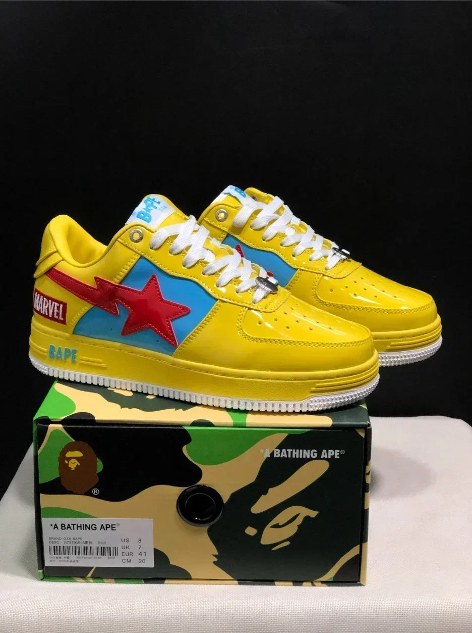 BAPE Men and Women Vibe BapeGoose Sports Sneakers