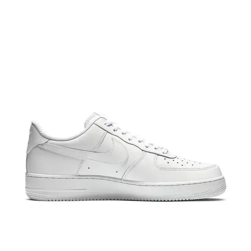 Nike Air Force 1 Skateboarding Shoes for Men and Women Classics AF1 Shoes Tripe Black White Casual Board Sneakers