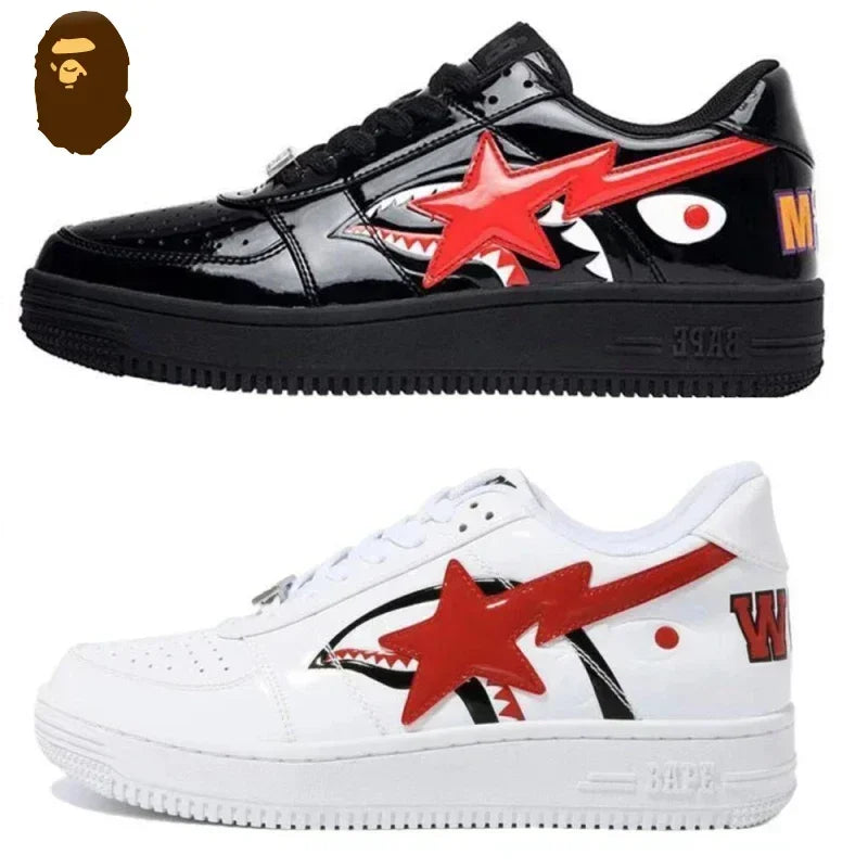 BAPE Men and Women Sports Sneakers Vibe BapeGoose