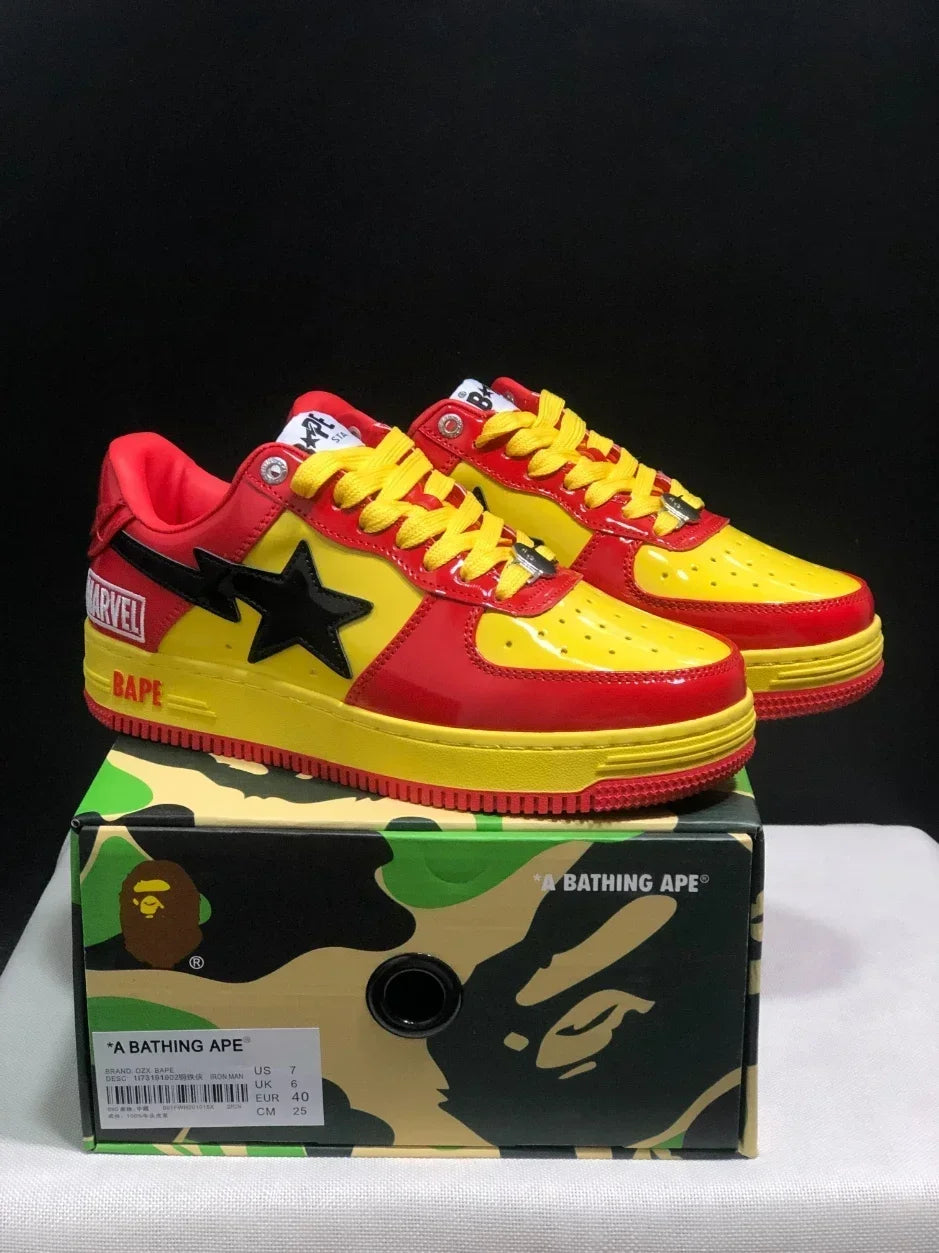 BAPE Men and Women Vibe BapeGoose Sports Sneakers