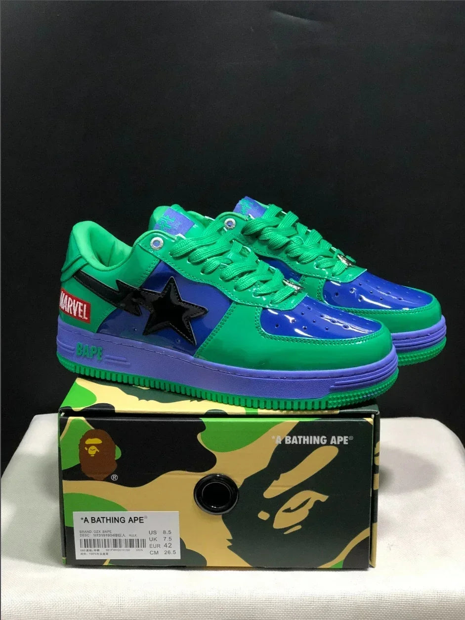 BAPE Men and Women Vibe BapeGoose Sports Sneakers