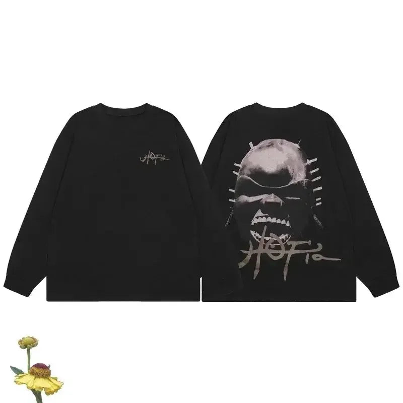 Fashion Streetwear Cactus Jack Hoodies Graffiti Printing Sweatshirts High Street Hip Hop CACTUS JACK Pullover